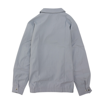 Gray Solid Jacket