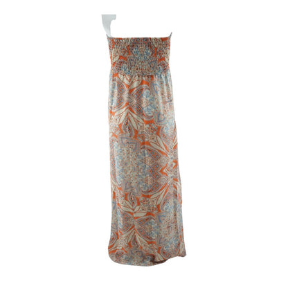 Multi Damask Maxi Dress