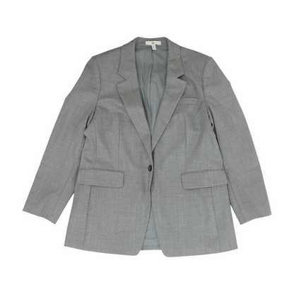 Gray Solid Blazer