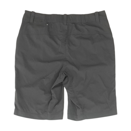 Gray Solid Chino Shorts