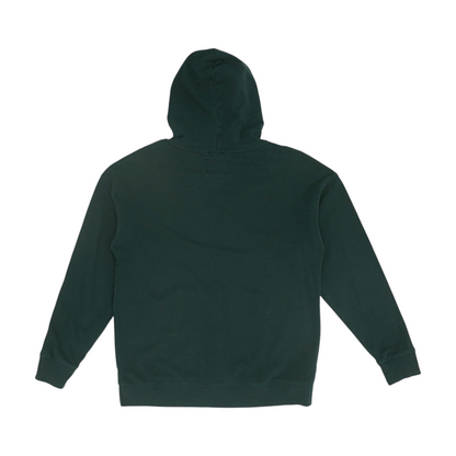 Green Solid Hoodie Pullover