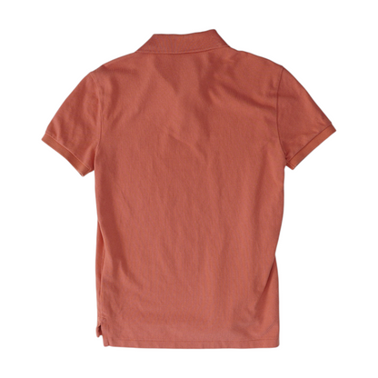 Pink Solid Short Sleeve Polo