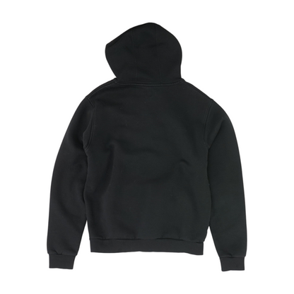 Black Solid Hoodie Pullover