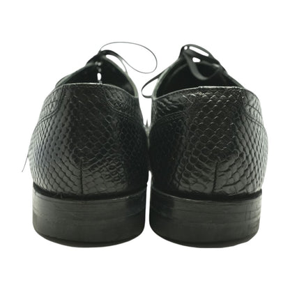 Black Leather Derby/oxford Dress Shoes