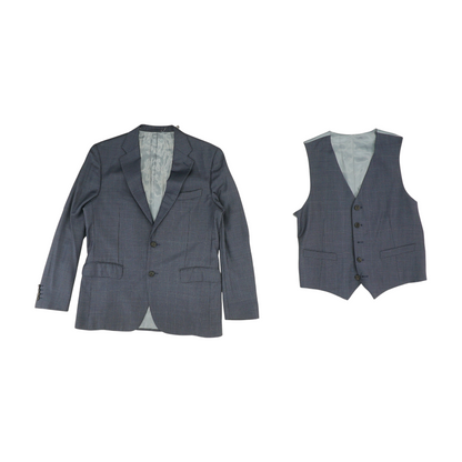 Navy Plaid Sport Coat