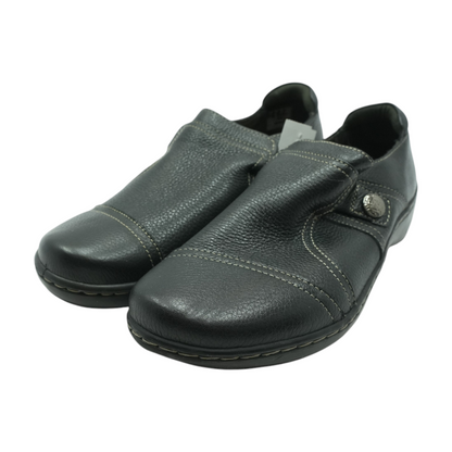 Black Slip-On Flats