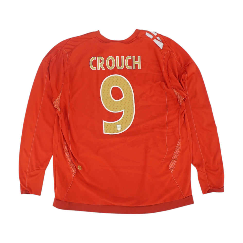 Men's Red England Long Sleeve Jersey
