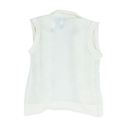 White Vest Sweater