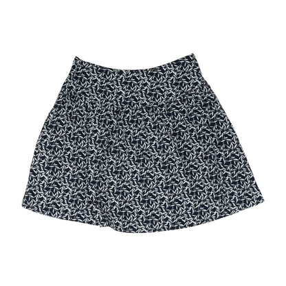 Navy Floral Midi Skirt