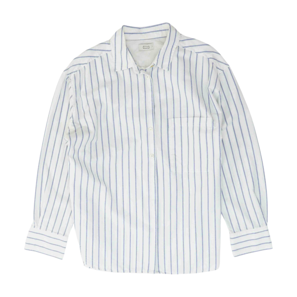 White Striped Button Down
