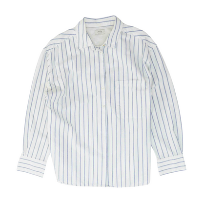 White Striped Button Down