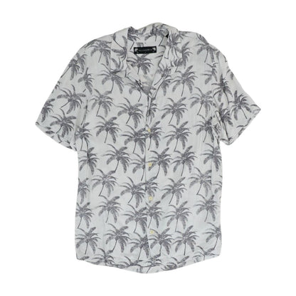 Purple Tropical Outdoor Button Down