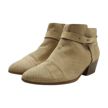 Beige Ankle Boots