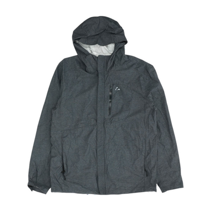 Charcoal Solid Rain Jacket