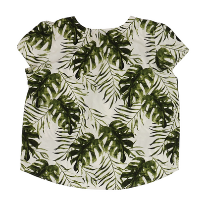 White Tropical Blouse