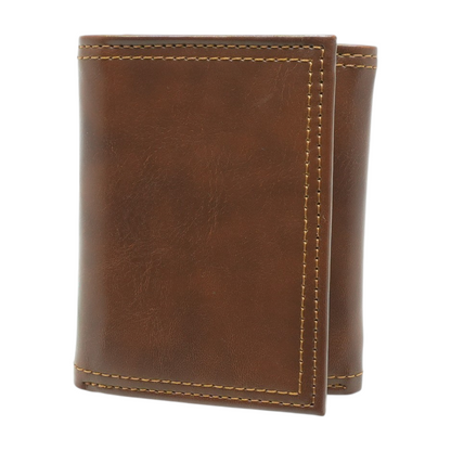 Brown Trifold Wallet