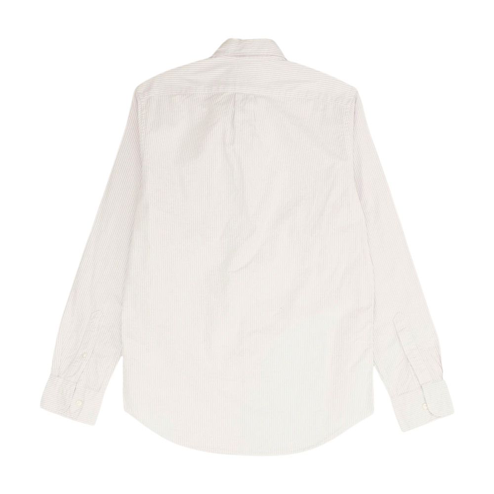Lavender Striped Long Sleeve Button Down