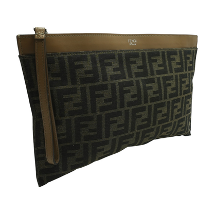Medium FF Jacquard Flat Pouch