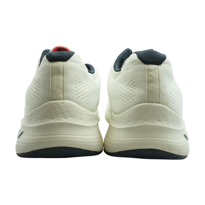 Air-Cooled Arch Fit White Low Top Athletic Shoes