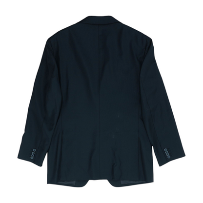 Black Solid Suit Jacket