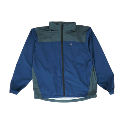 Navy Color Block Rain Jacket