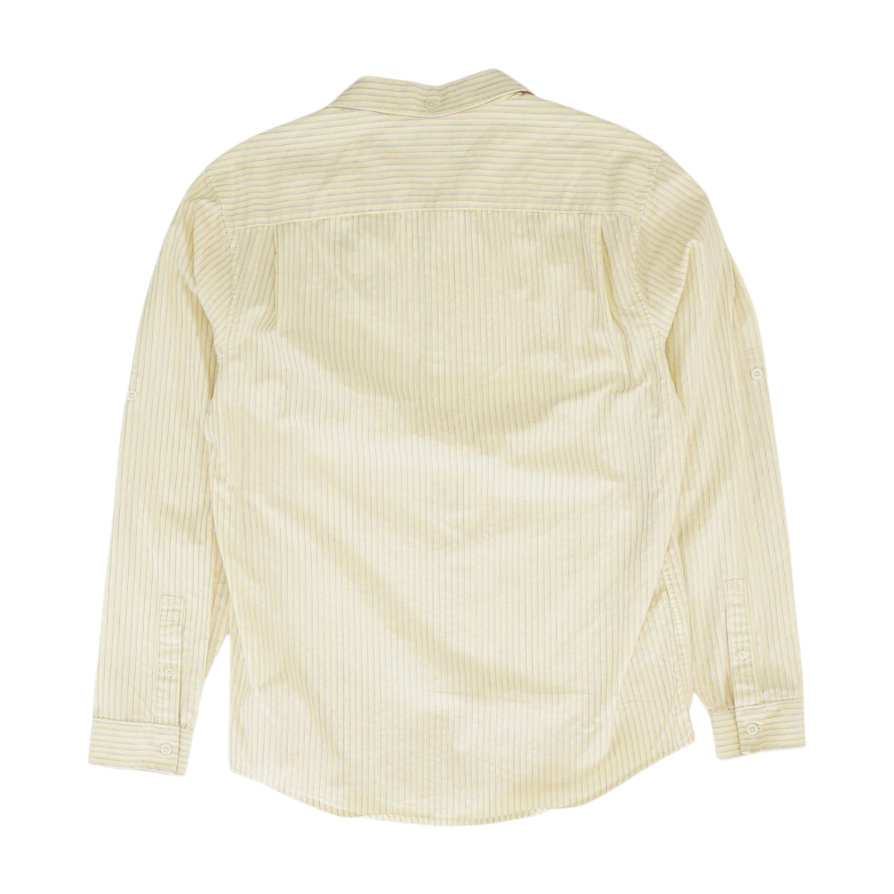 Yellow Striped Long Sleeve Button Down