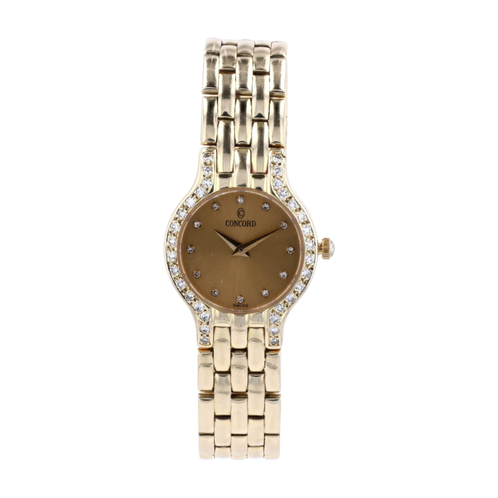 14K Les Palais Yellow Gold Diamond Watch