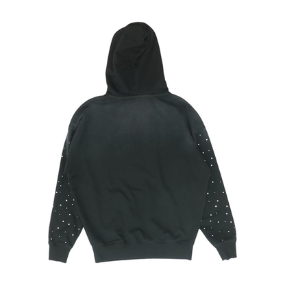 Black Solid Hoodie Pullover