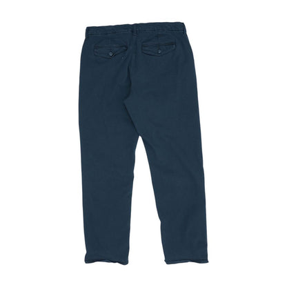 Black Long Chino Straight Pants