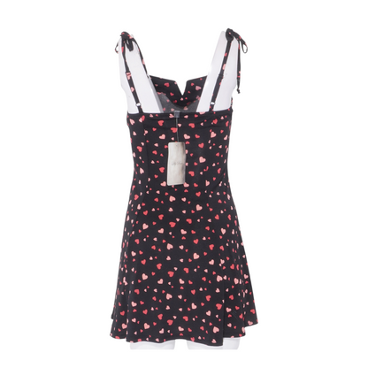 Black Hearts Mini Dress
