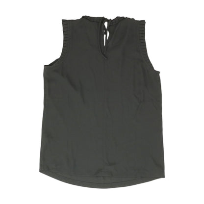 Black Solid Sleeveless Blouse