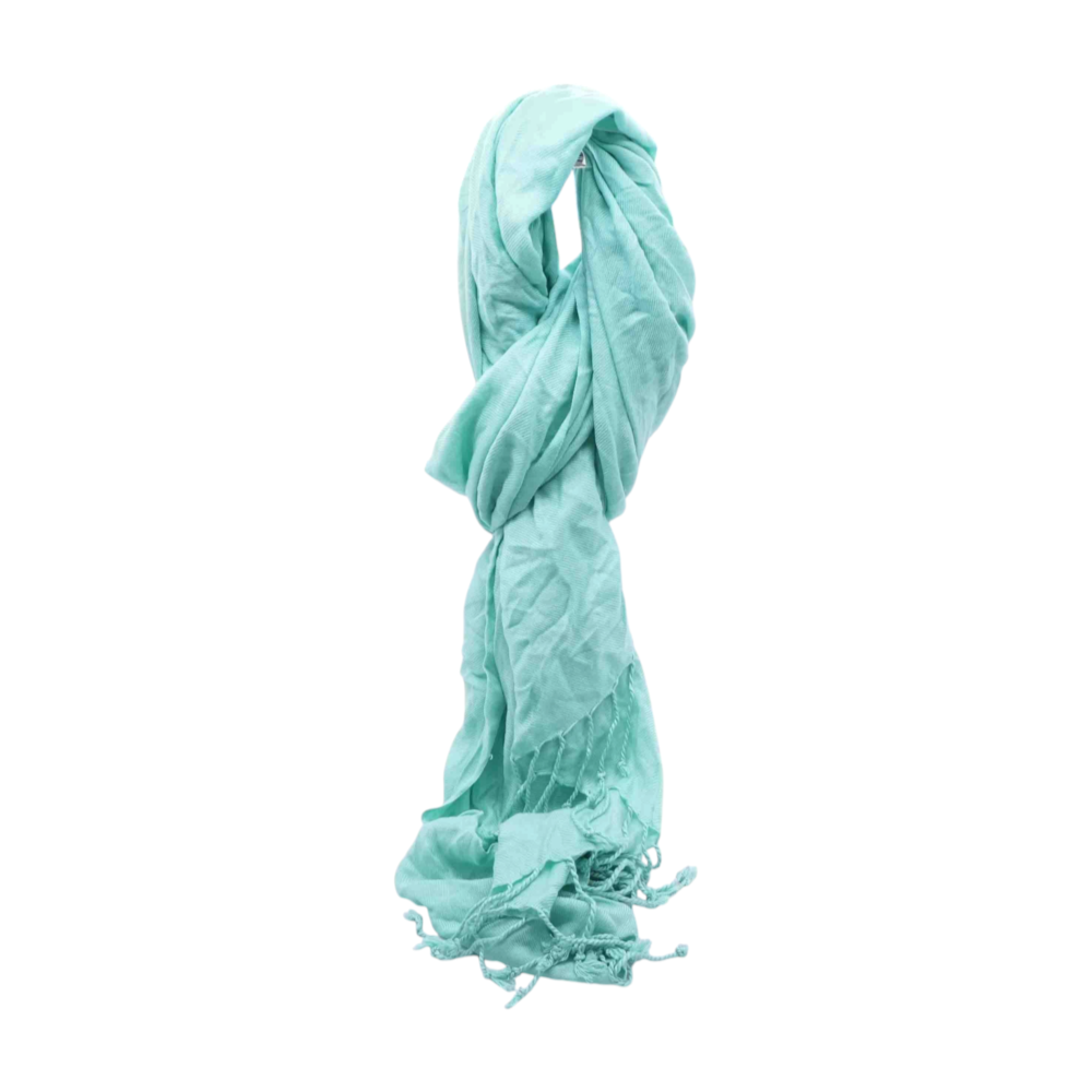 Teal Rayon Scarf