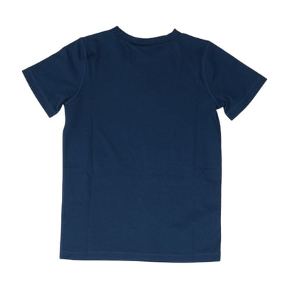 Navy Solid Swim Top