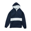 Navy Color Block Hoodie Pullover