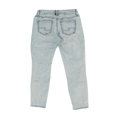 Blue Mid Rise Regular Jeans