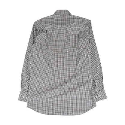 Brown Check Long Sleeve Button Down