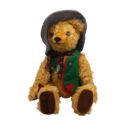 Vintage Hermann Oktoberfest Bear Mohair Teddy Bear 1995 #5316 of 8000