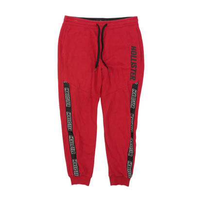 Red Color Block Tapered Pants