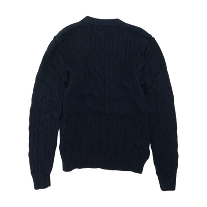 Navy Cardigan Sweater
