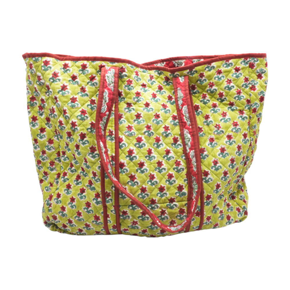 Green Reversible Tote Bag