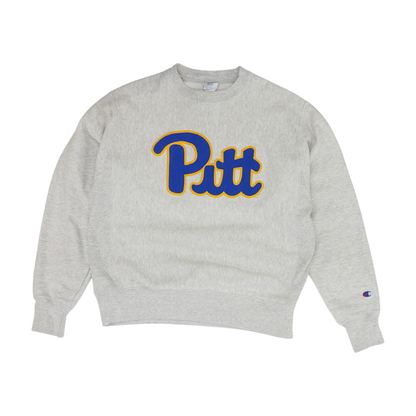 Gray Solid Sweatshirt Pullover