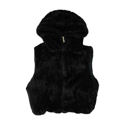 Black Solid Vest