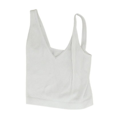 White Solid Pajama Top