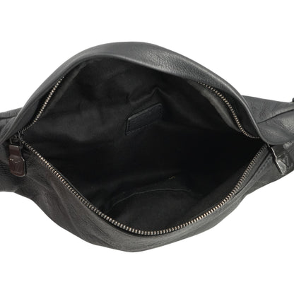Black Discovery Bumbag PM in Monogram Shadow Leather