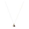 10K Yellow Gold Synthetic Alexandrite Pendant Necklace