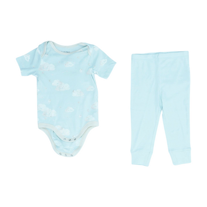 Blue Print Pajama Set