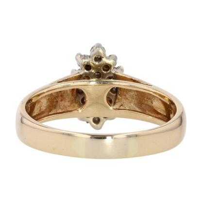 1/6 ctw 14K Yellow Gold Diamond Fashion Ring