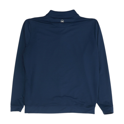 Navy Solid 1/4 Zip Pullover