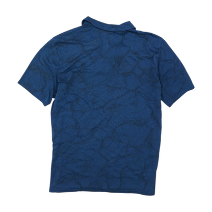 Blue Print Short Sleeve Polo