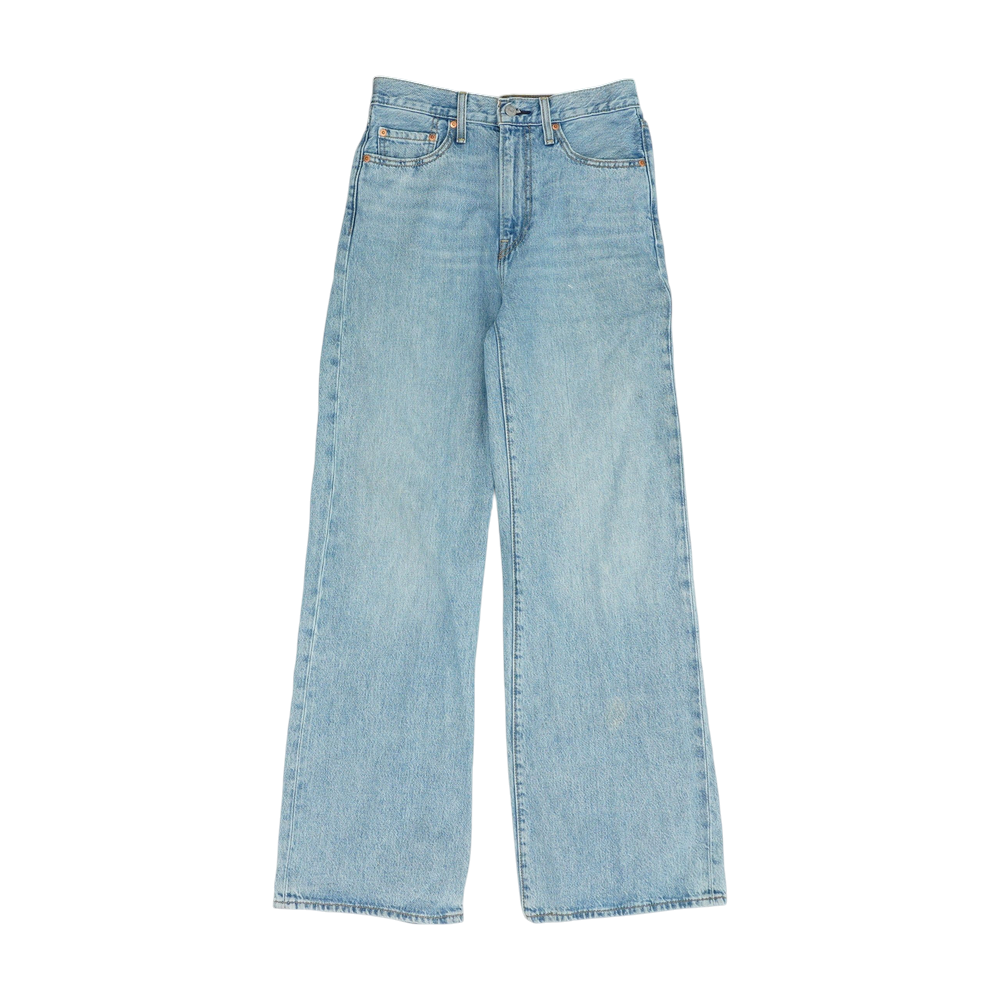 Blue Wide Leg Jeans